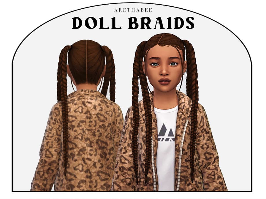 Скриншот мода Прическа Doll Braids